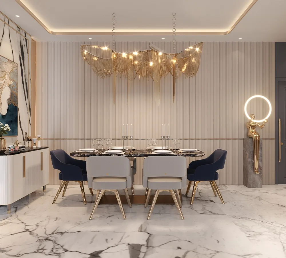 Dinig, Pam 3D render