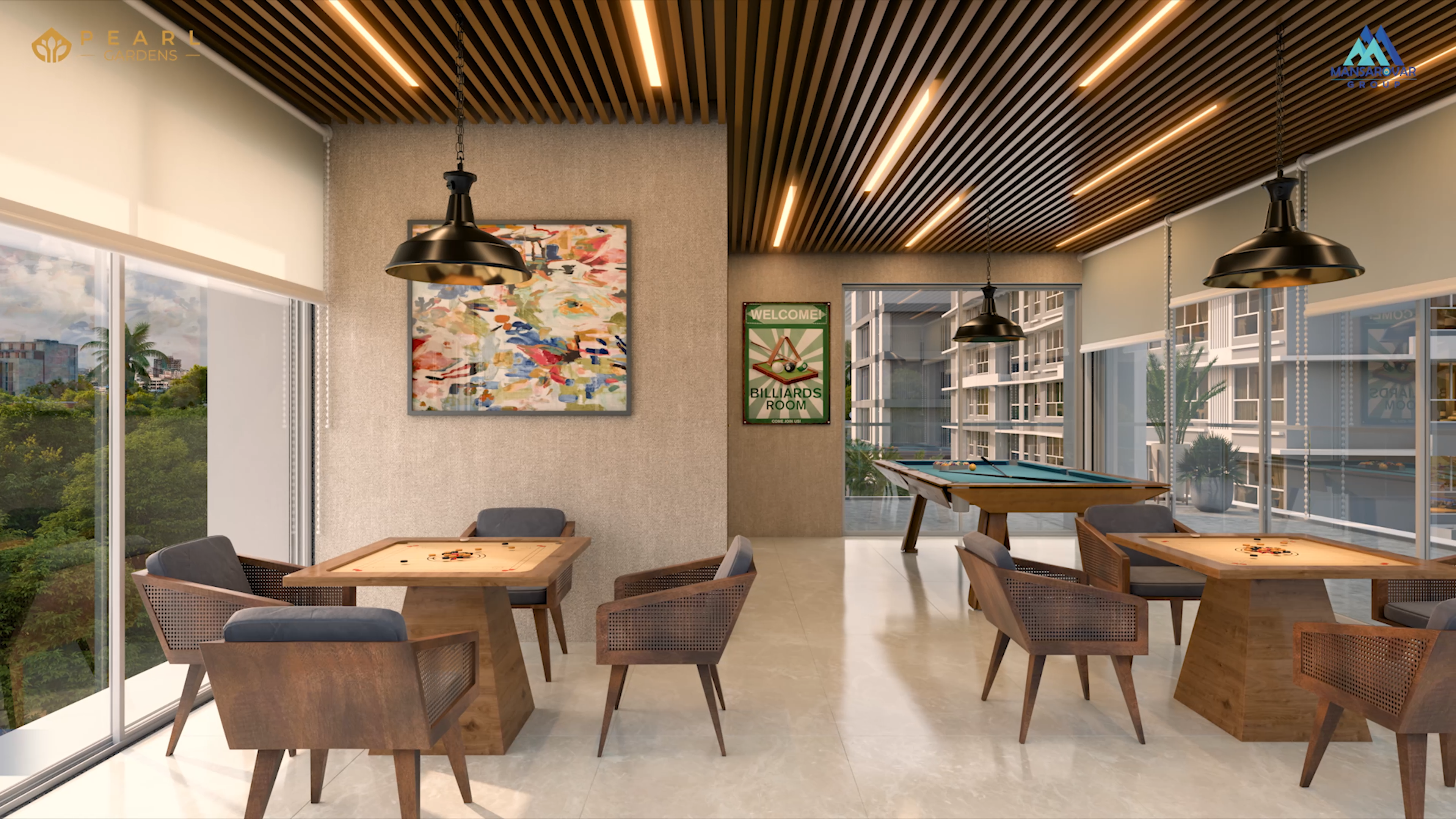 Indoor Games, Pearl Garden amenity