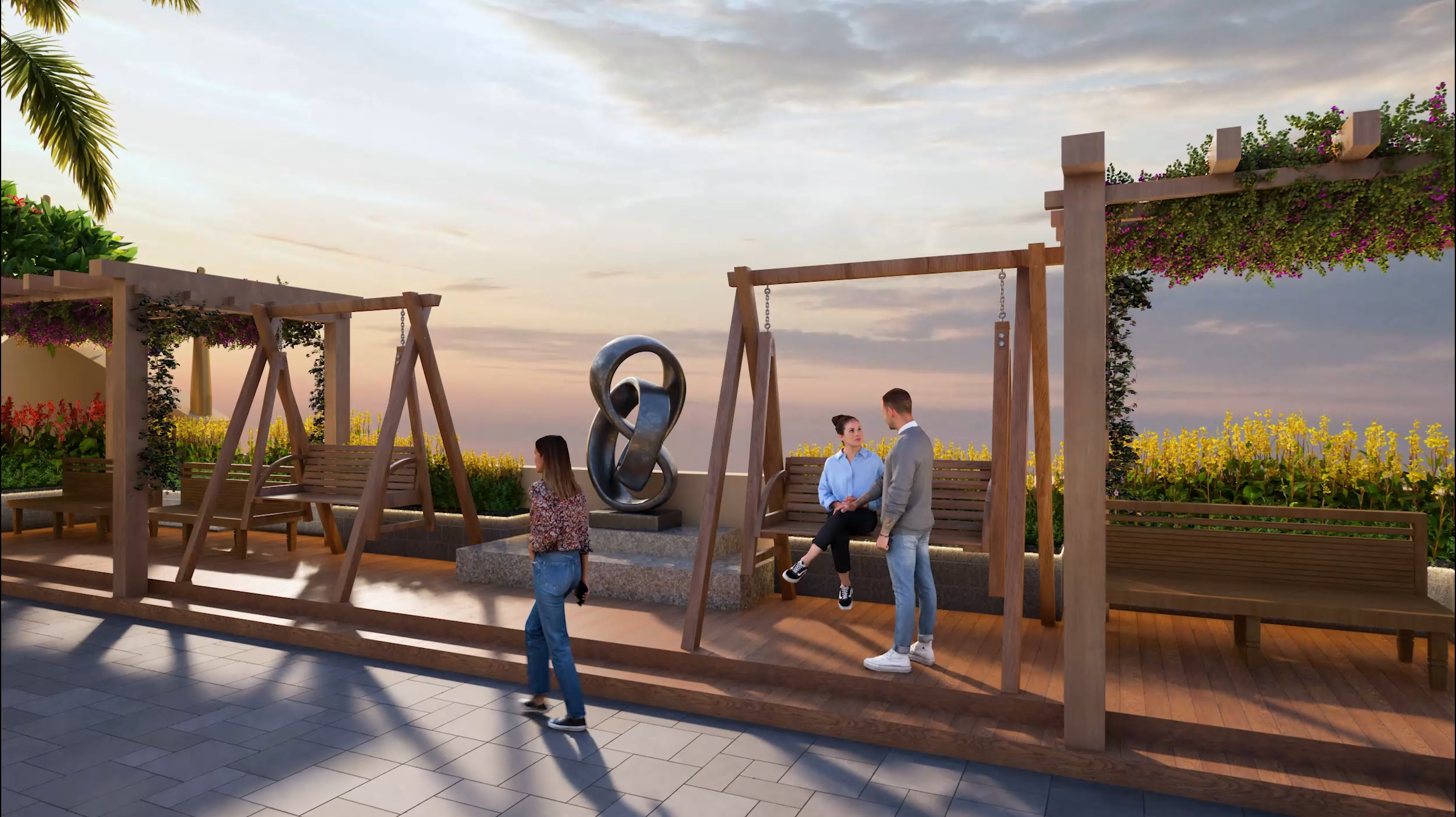 Swing Seating, Sethi Palacio amenity