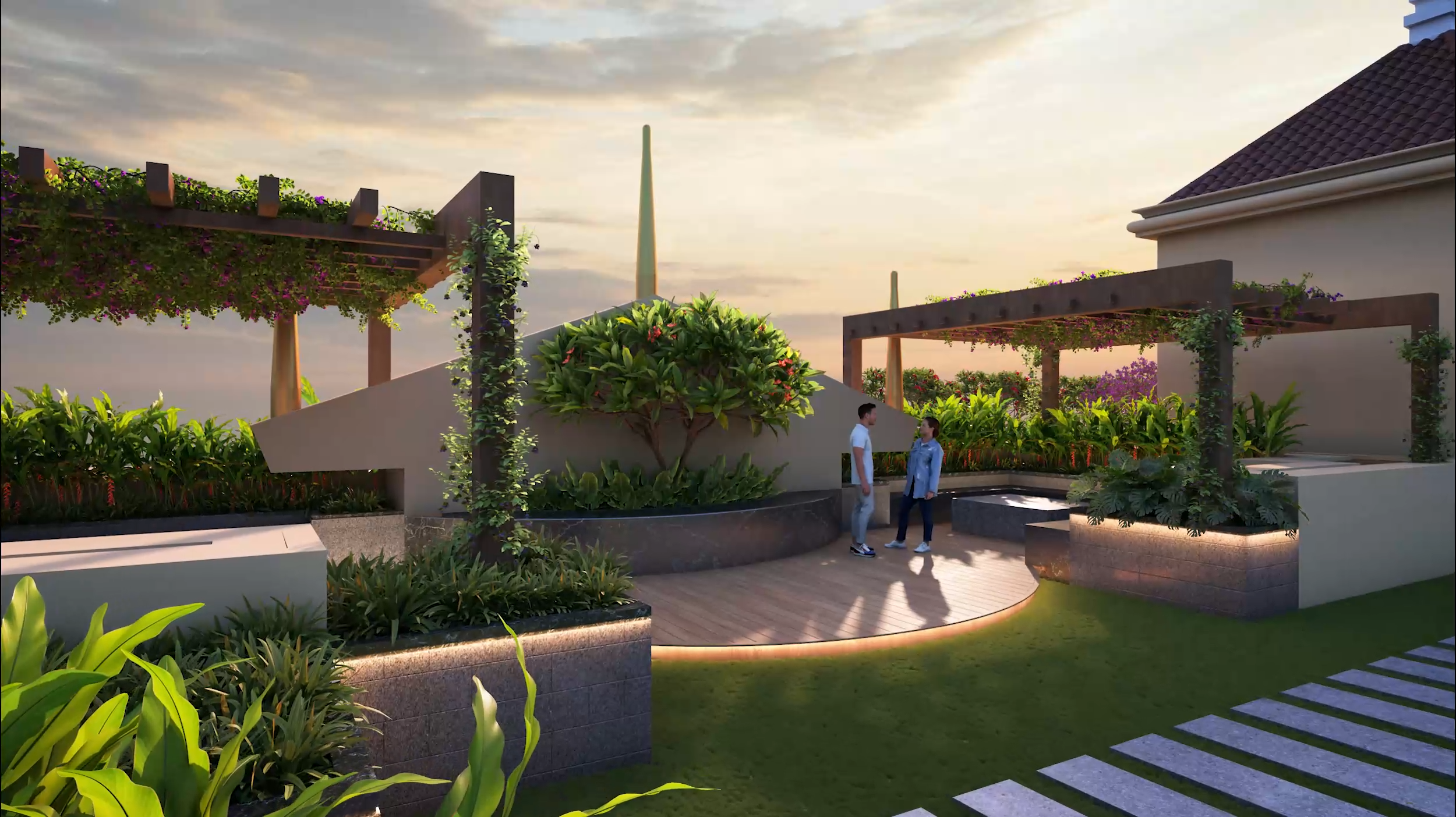 Terrace Multipurpose Deck, Sethi Palacio amenity
