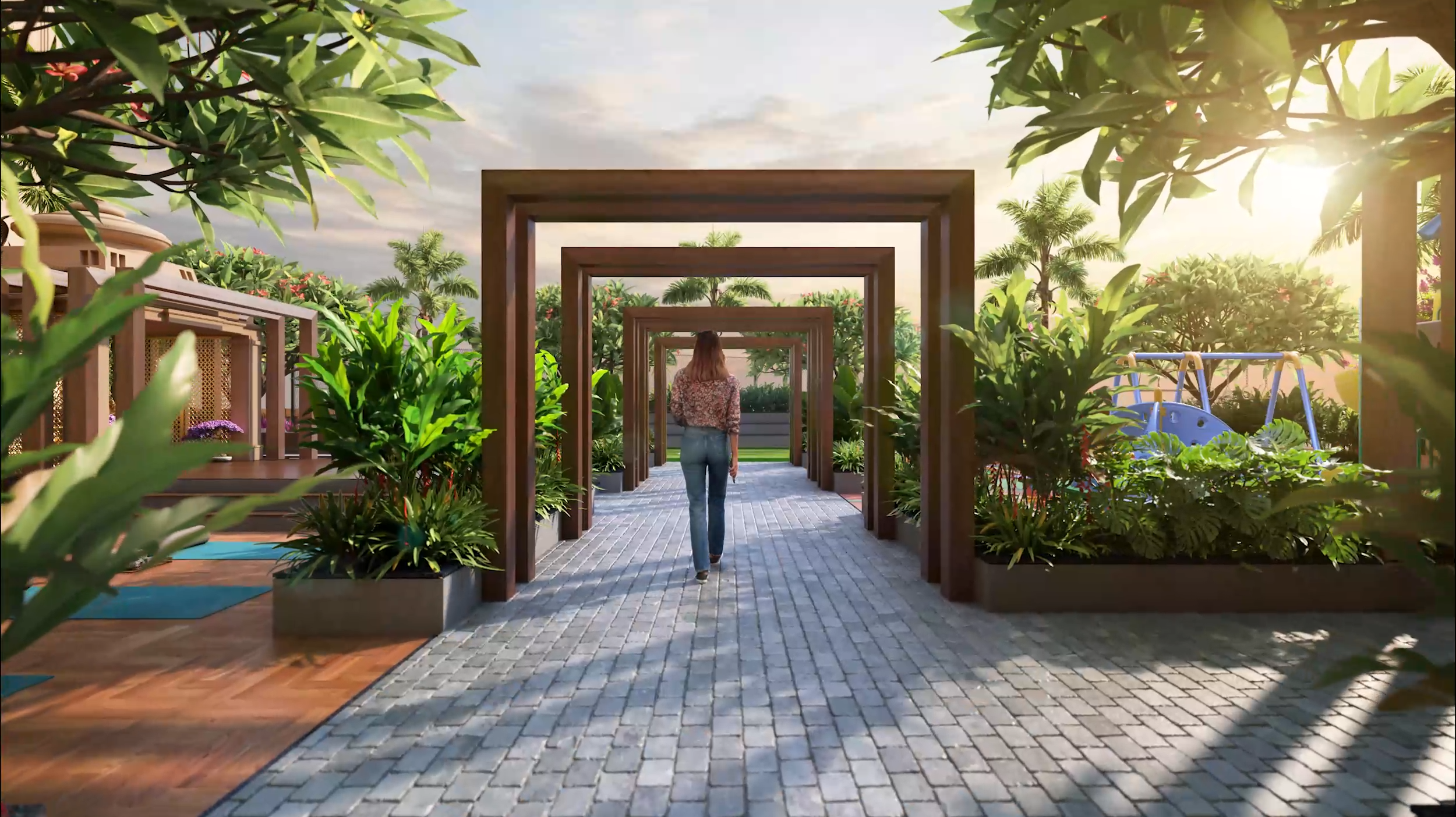Walkway, Sethi Palacio amenity