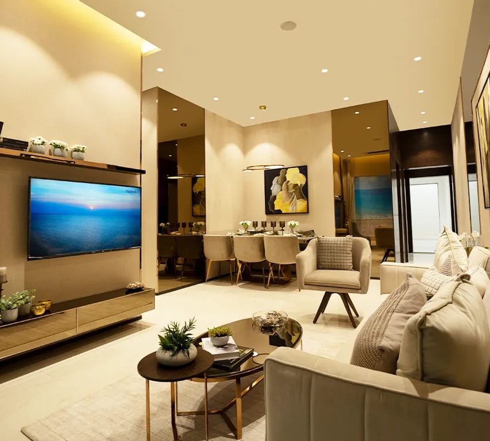 Licing Room, Sunteck Beach Residences show flat photo