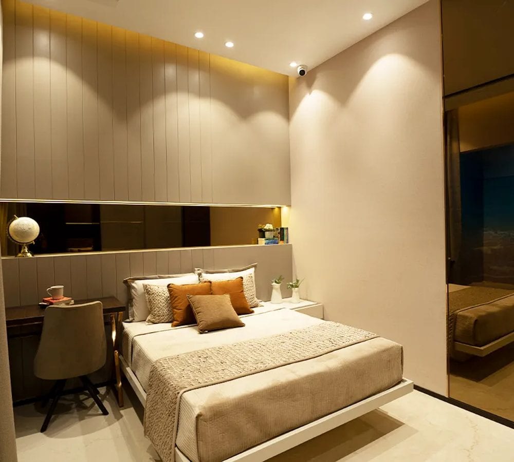 Master Bedroom, Sunteck Beach Residences show flat photo